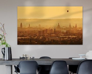 Dresden zonsondergang van Frank Herrmann