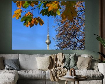 Televisietoren Berlijn in de herfst