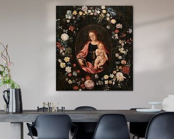 Jungfrau mit Blumen, Daniël Seghers
