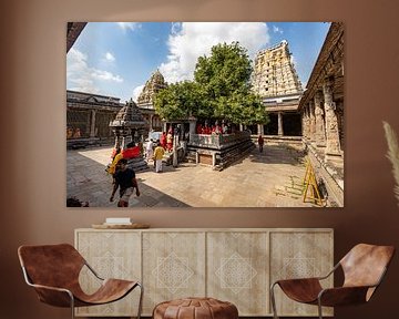 Der heilige Mangobaum im Ekambareswarar-Tempel, Kanchipuram von Martijn