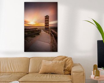 Vuurtoren Kaapduinen Laag Dishoek van Thom Brouwer