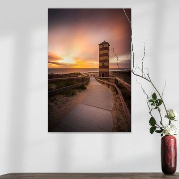 Lighthouse "Kaapduinen Laag" Dishoek by Thom Brouwer