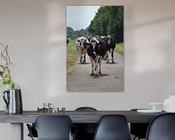 Koeien op pad van Annemarie Kroon