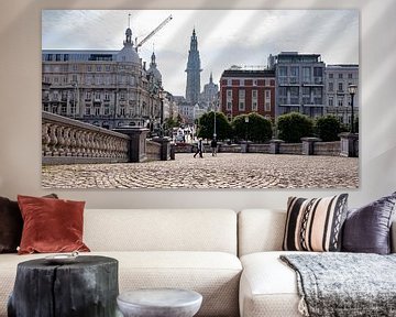 Doorkijkje op Antwerpen van Fotografie in Zeeland