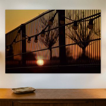 zonsondergang Strandpaviljoen Edam