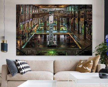 Winkelcentrum De Zeeland in Bergen op Zoom (geschikt voor canvas) van Art by Jeronimo