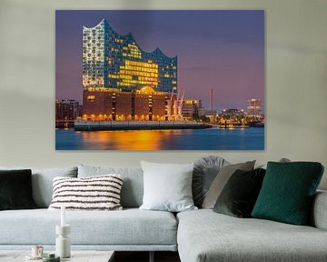 De Elbphilharmonie, Hamburg, Duitsland van Henk Meijer Photography