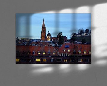 Stadtdächer in Freiburg von Patrick Lohmüller