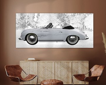 Porsche 356 A 1500 Super in graphite by aRi F. Huber