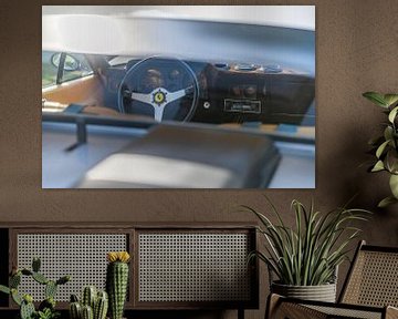 Ferrari 365 GT4 BB 1974 classic sports car dashboard by Sjoerd van der Wal Photography