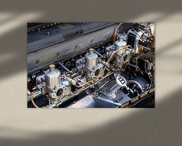 Bentley 6 1/2 liter Vandenplas koetswerk motor van Sjoerd van der Wal