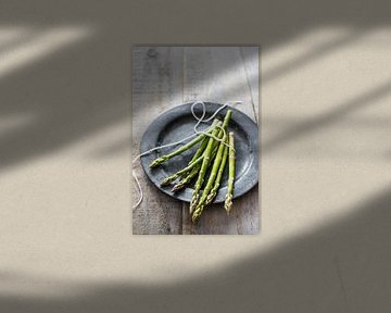 12306431 Verse asperge op een tinnen schaal van BeeldigBeeld Food & Lifestyle