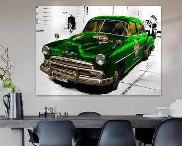 Chevrolet Deluxe met Havana Club in speciaal groen &amp; wit van aRi F. Huber