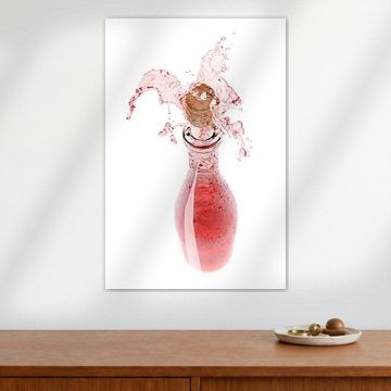 00915108 Rosen, die aus einer Flasche spritzen