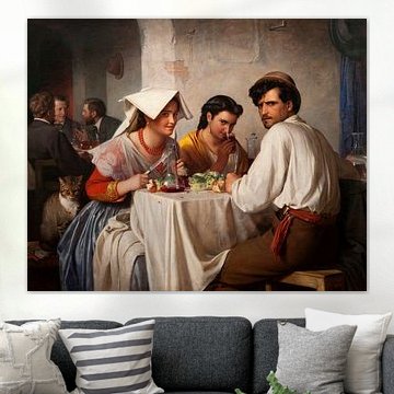 In einer römischen Osteria, Carl Bloch
