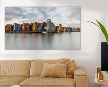 Ein Foto des ikonischen Reitdiephavens in Groningen von Vincent Alkema
