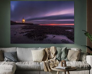 De oesterbanken van het strand bij de Oranjemolen van Robin Hardeman