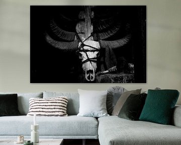 Buffalo skull by Corrine Ponsen
