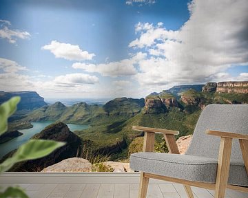 Landschap van Blyde River Canyon, Zuid-Afrika van Simone Janssen