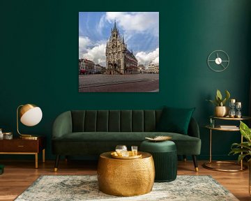 Old town hall in the centre of Gouda, the Netherlands by Joost Adriaanse