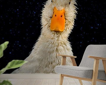 Duck portrait by Corrine Ponsen