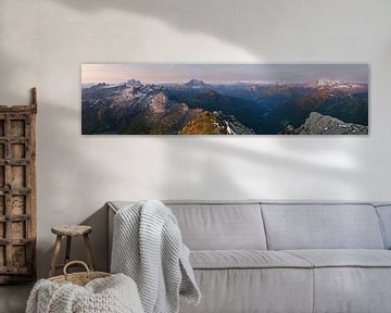 Alpen Panorama van Frank Peters