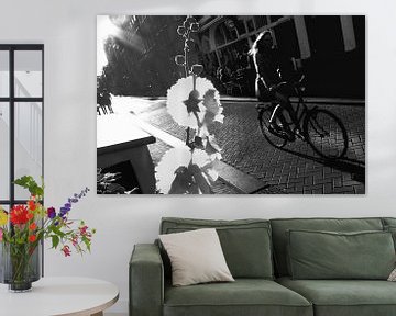 Amsterdam Malva en fiets van Marianna Pobedimova