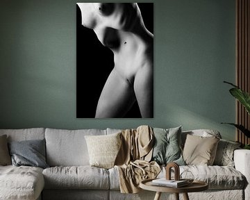 Körperlandschaftsfotografie einer nackten Frau mit einem schönen Körper #0090 von william langeveld