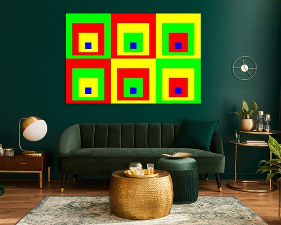 Example of the artwork in a room