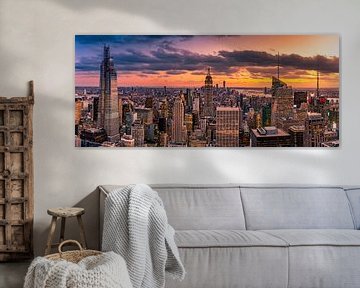 New York Skyline van Remco Piet