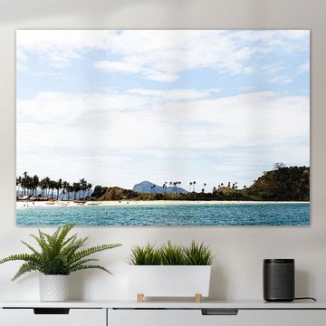 La plage de Nacpan aux Philippines