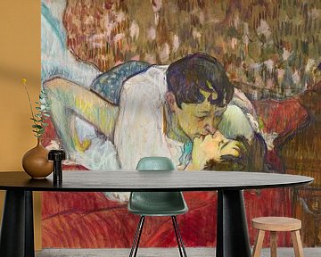 De kus, Henri de Toulouse-Lautrec - 1892