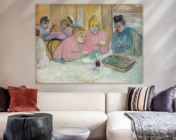 De dames in de eetzaal, Henri de Toulouse-Lautrec - 1893