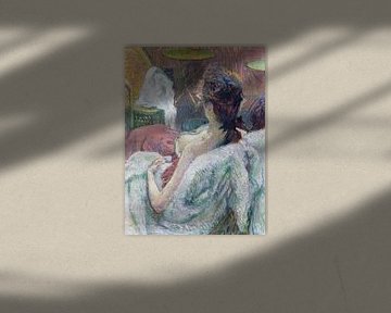 Ruhendes Modell, Henri de Toulouse-Lautrec - 1889