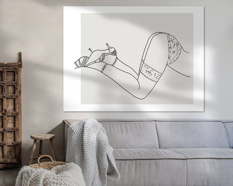 Example of the artwork in a room