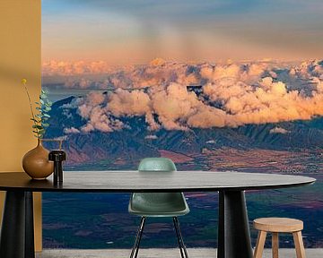 Zonsopkomst over Maui, Hawaii