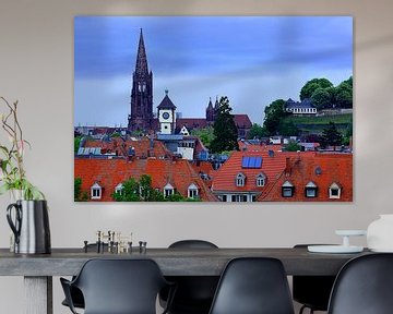 Freiburg city roofs