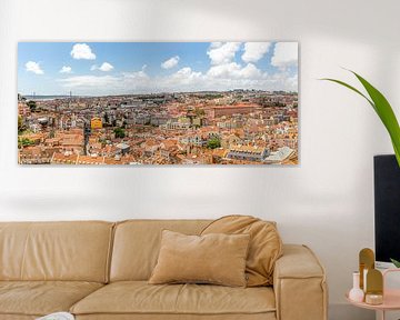 A panorama of the city of Lisbon in Portugal