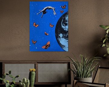 Up, 2017, (screenprint) van Anne Storno