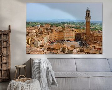 Siena, Toscane, Italië van Henk Meijer Photography