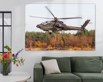 Low flying Apache helicopter by Jimmy van Drunen
