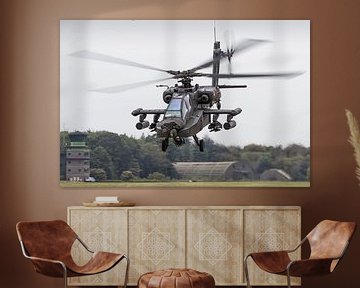 Apache helikopter taking-off! van Jimmy van Drunen