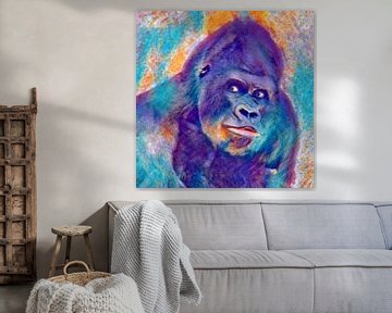 monkey gorilla by Beate Braß