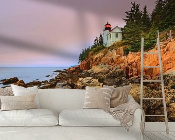 Vuurtoren Bass Harbor Head Light, Maine