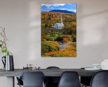 Herfst in Stowe, Vermont van Henk Meijer Photography