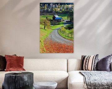 Autumn at the Sleepy Hollow Farm, Woodstock, Vermont by Henk Meijer Photography