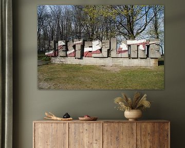 Westerplatte Gdánsk Briefe Denkmal