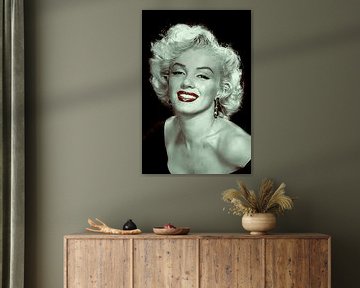 Portrait de Marilyn Monroe sur Gert Hilbink