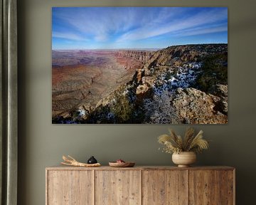 South Rim Grand Canyon met Desert View Watchtower, Arizona, Verenigde Staten van Discover Dutch Nature