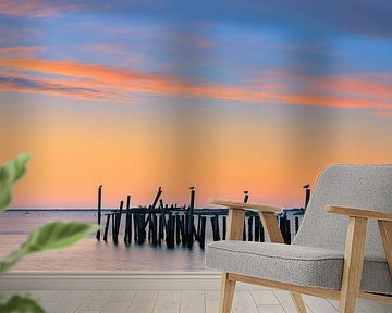 Zonsopkomst in Provincetown, Cape Cod, Massachusetts